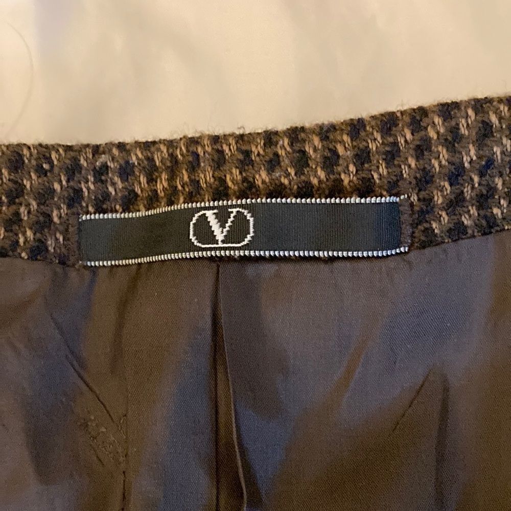 Valentino NWOT Mens Brown Houndstooth Wool Sport Jacket. Size 40R. - Picture 6 of 11